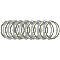 Big Twin Clutch Plate Kit — Kevlar friction, steel drive, set of 8