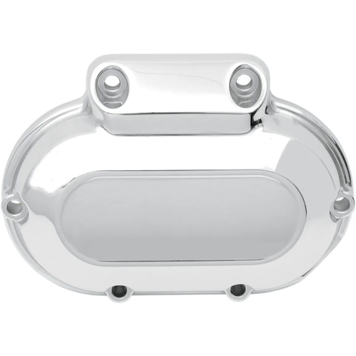 Tapa lateral de transmisión — montaje de 6 orificios, Cromado, I30-0212