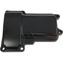 Transmission Top Cover — Black powder-coated, 6-hole