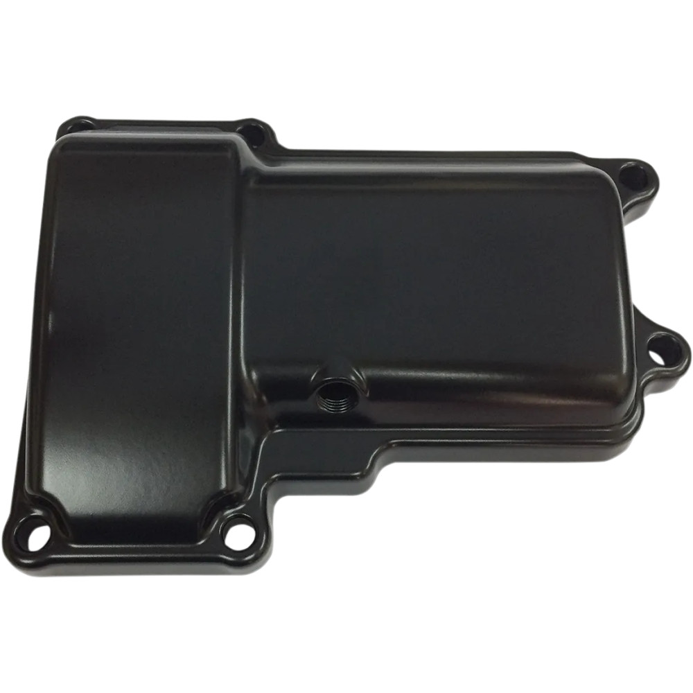 Transmission Top Cover — Black powder-coated, 6-hole
