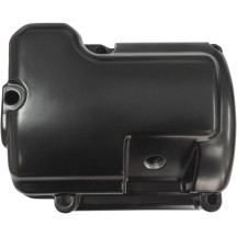 Transmission Top Cover — Black powder-coated, 5-hole