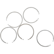 Snap Rings — Clutch bearing, 5-speed, 5-pack, Silver