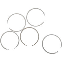 Snap Rings — Clutch bearing, 5-speed, 5-pack, Silver