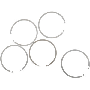 Snap Rings — Clutch bearing, 5-speed, 5-pack, Silver