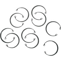 Snap Rings — 3/4 ring, clutch ramp, 5-speed, 10-pack, silver