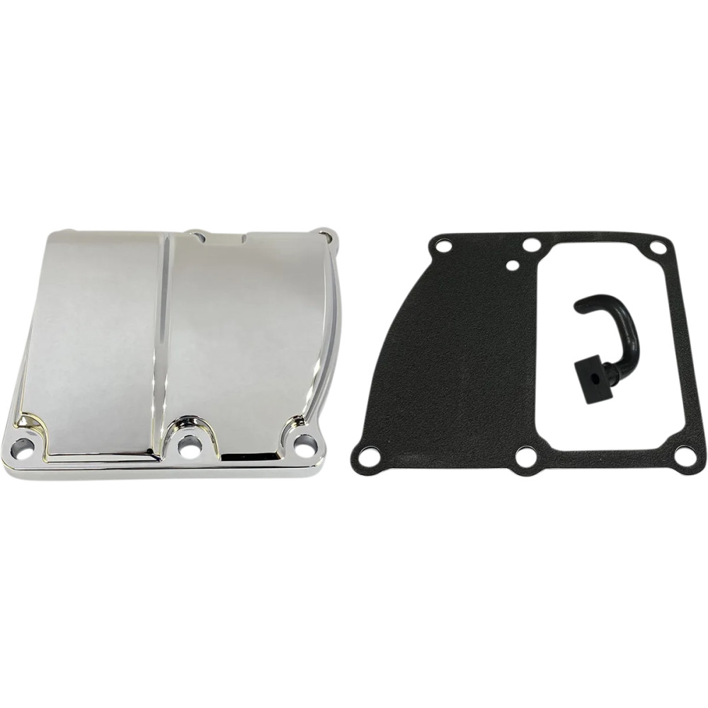 Transmission Top Cover — Chrome, Silver