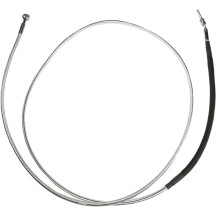 Alternate Length Hydraulic Clutch Line — 198 cm (78"), 10 mm 35° banjo fitting, Chrome