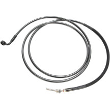 Alternate Length Hydraulic Clutch Line — 82" length, 10 mm 90° banjo fitting, Black