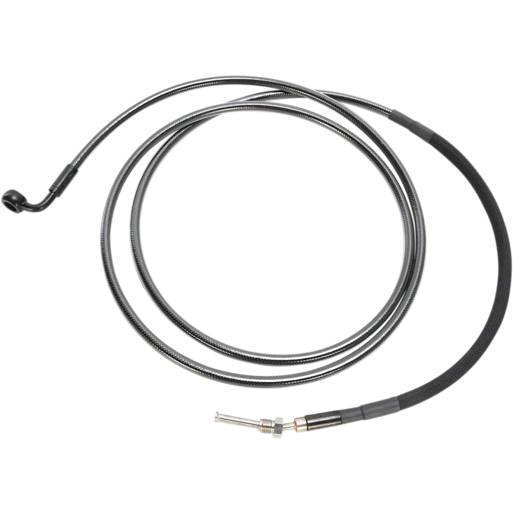 Alternate Length Hydraulic Clutch Line — 82" length, 10 mm 90° banjo fitting, Black