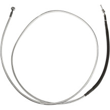 Alternate Length Hydraulic Clutch Line — 80 in (203 cm), 10 mm 35° banjo, Chrome