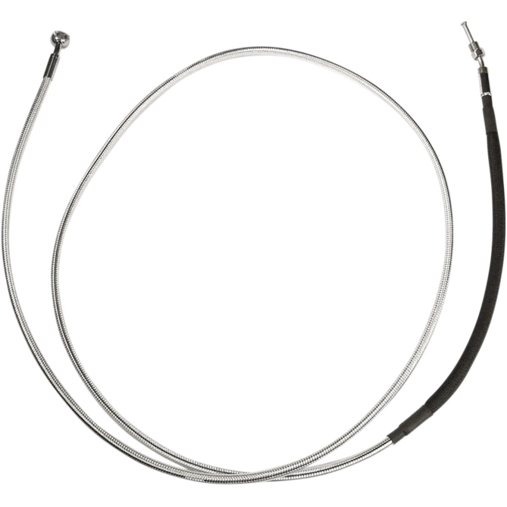 Alternate Length Hydraulic Clutch Line — 80 in (203 cm), 10 mm 35° banjo, Chrome