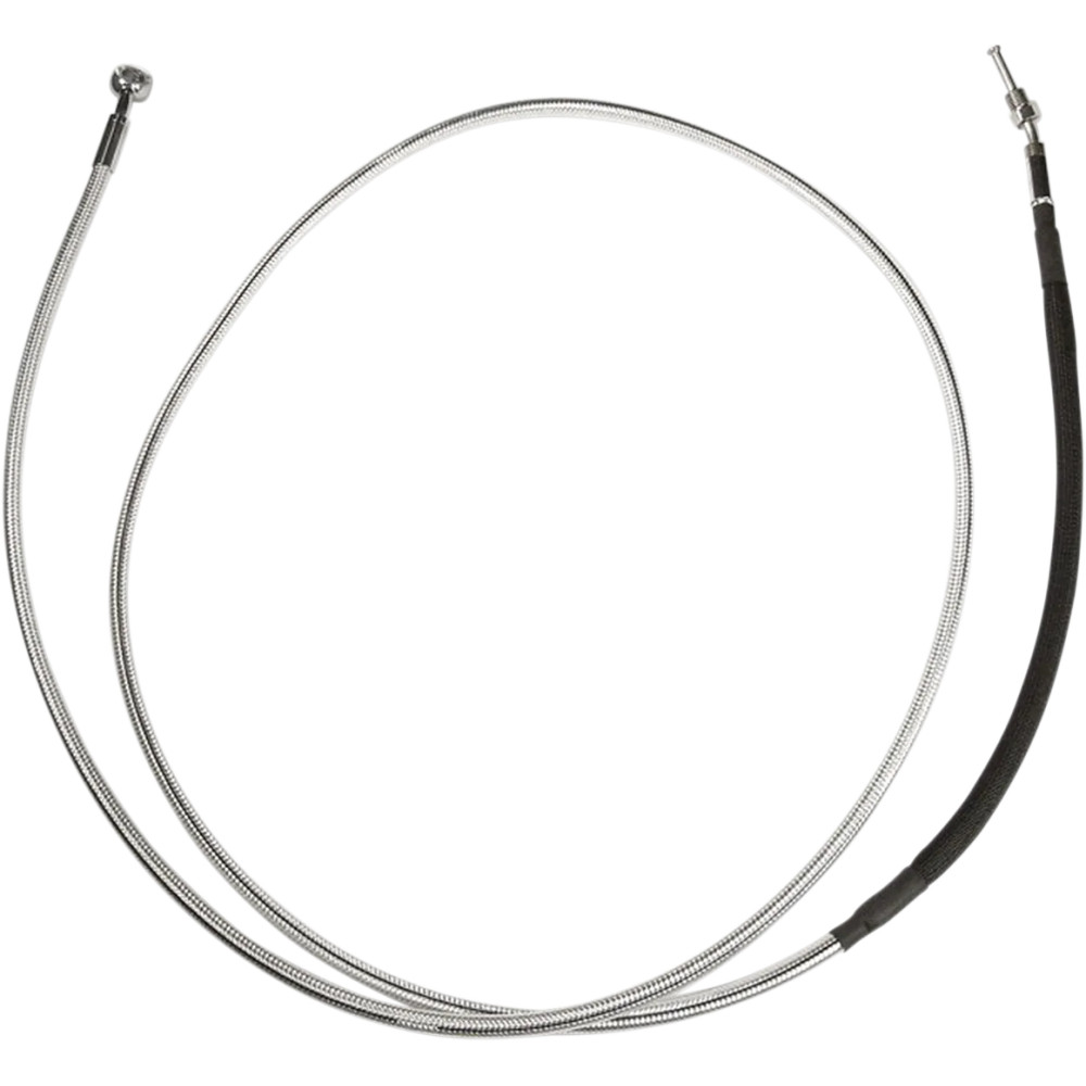 Alternate Length Hydraulic Clutch Line — 203 cm (80"), 10 mm straight banjo fitting, Chrome