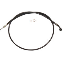 Alternate Length Hydraulic Clutch Line — 68" length, 10 mm 35° banjo fitting, Black