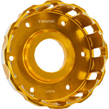 Billet Clutch Basket — Gold, anodized