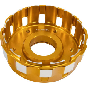 Cesta de embrague mecanizada — Dorado anodizado