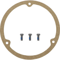 Live to Ride Derby Cover — 3-hole mount, chrome