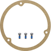 Live to Ride Derby Cover — 3-hole, gold/silver