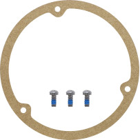 Live to Ride Derby Cover — 3-hole, gold/silver