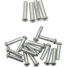 Sprocket Rivet and Dowel Kit — 9/64 in × 9/16 in, 16 rivets, 4 dowels, Rear