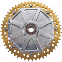 Sistema universal de conversión a cadena con Cush Drive — cadena 530, 53 dientes, oro