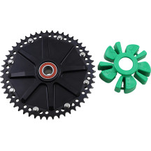 Cush Drive Chain Sprocket — 530 chain, 51T, Black anodized