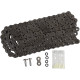 Cadena de transmisión sellada 530 Z3 X‑Ring de servicio pesado — 530, X‑Ring, 120 eslabones, natural