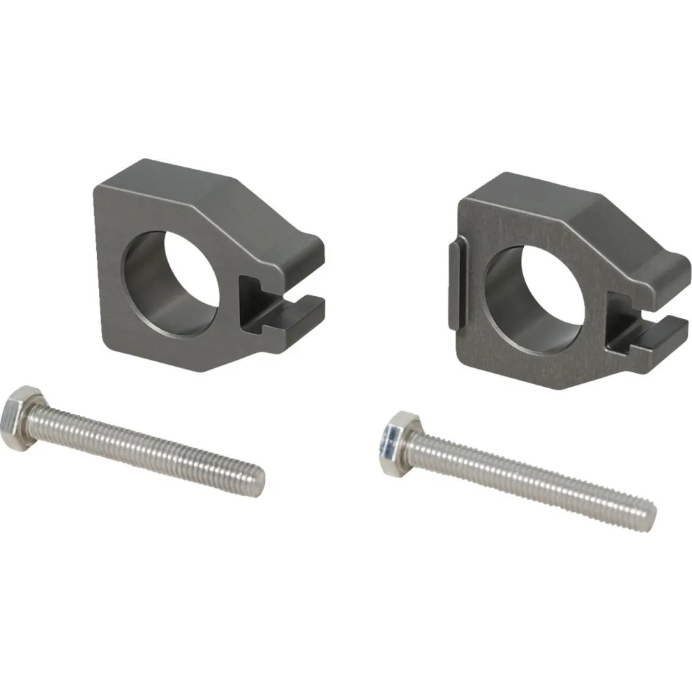 Chain Adjuster Blocks — anodized gray