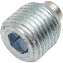 Magnetic Drain Plug — Zinc finish