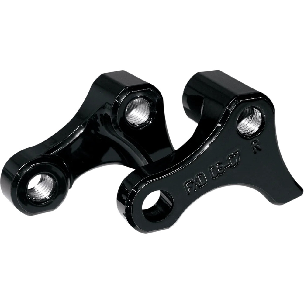 Rear Lowering Kit — Lowers 25.4 mm (1.00"), rear, Black powder-coated