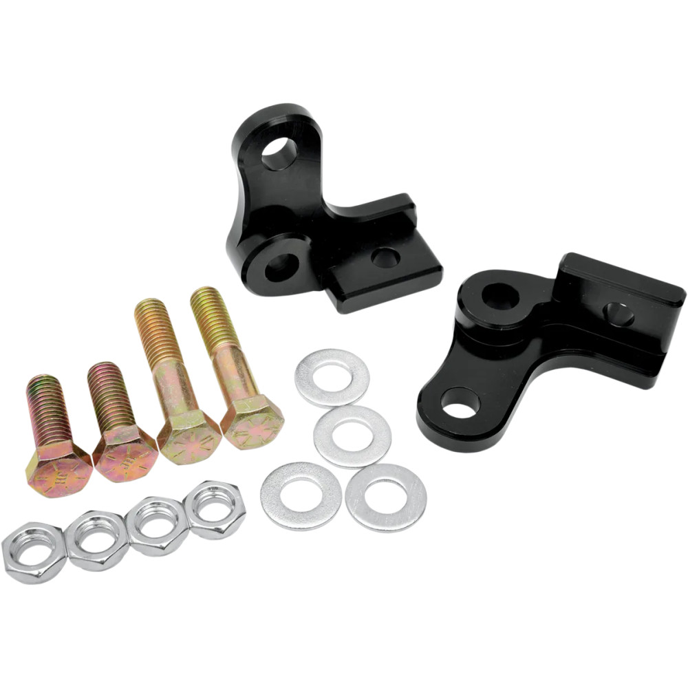 Rear Lowering Kit — Lowers 25–40 mm (1.00"), Black powder-coated