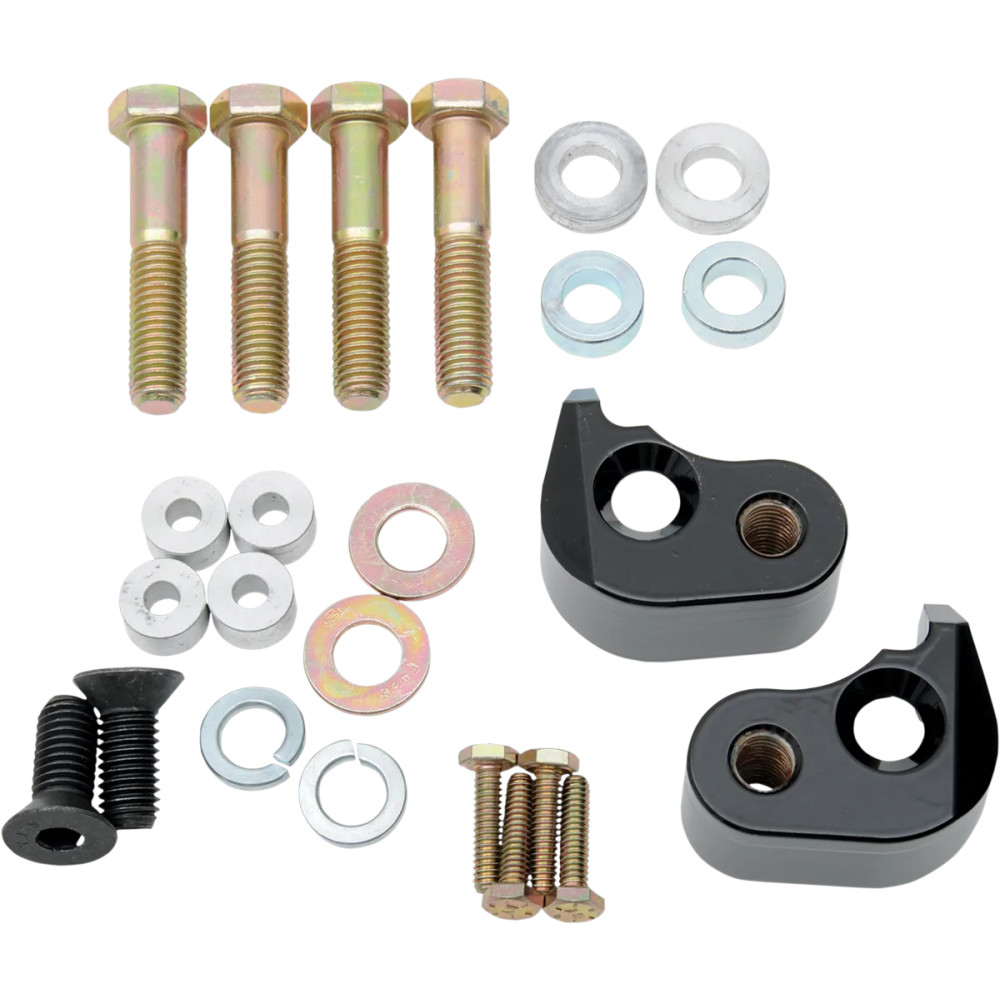 Rear Lowering Kit — Lowers 25/40 mm (1.00"), Black powder-coated