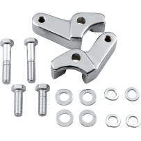 Rear Lowering Kit — Lowers 25.40 mm (1.00"), Chrome