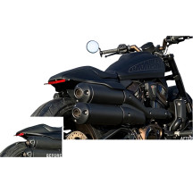 1" Lift Kit / Shock Extension for Sportster S — Lifts 25 mm (1") , Black powder-coated