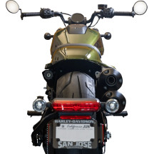 1" Lift Kit / Shock Extension for Sportster S — Lifts 25 mm (1") , Black powder-coated