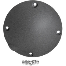 Derby Cover — Black wrinkle, fits '06 Dyna Glide & '07–'18 Big Twin