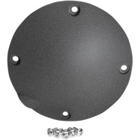 Derby Cover — Black wrinkle, fits '06 Dyna Glide & '07–'18 Big Twin