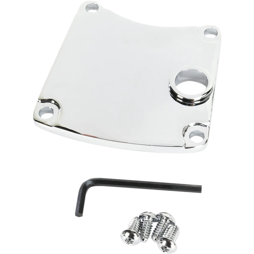 Primary Chain Inspection Cover — Chrome, 4-hole mounting
