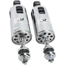 422 Series Shocks — Pair, Rear, Chrome, Coilover Monotube