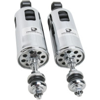422 Series Shocks — Pair, Rear, Chrome, Coilover Monotube