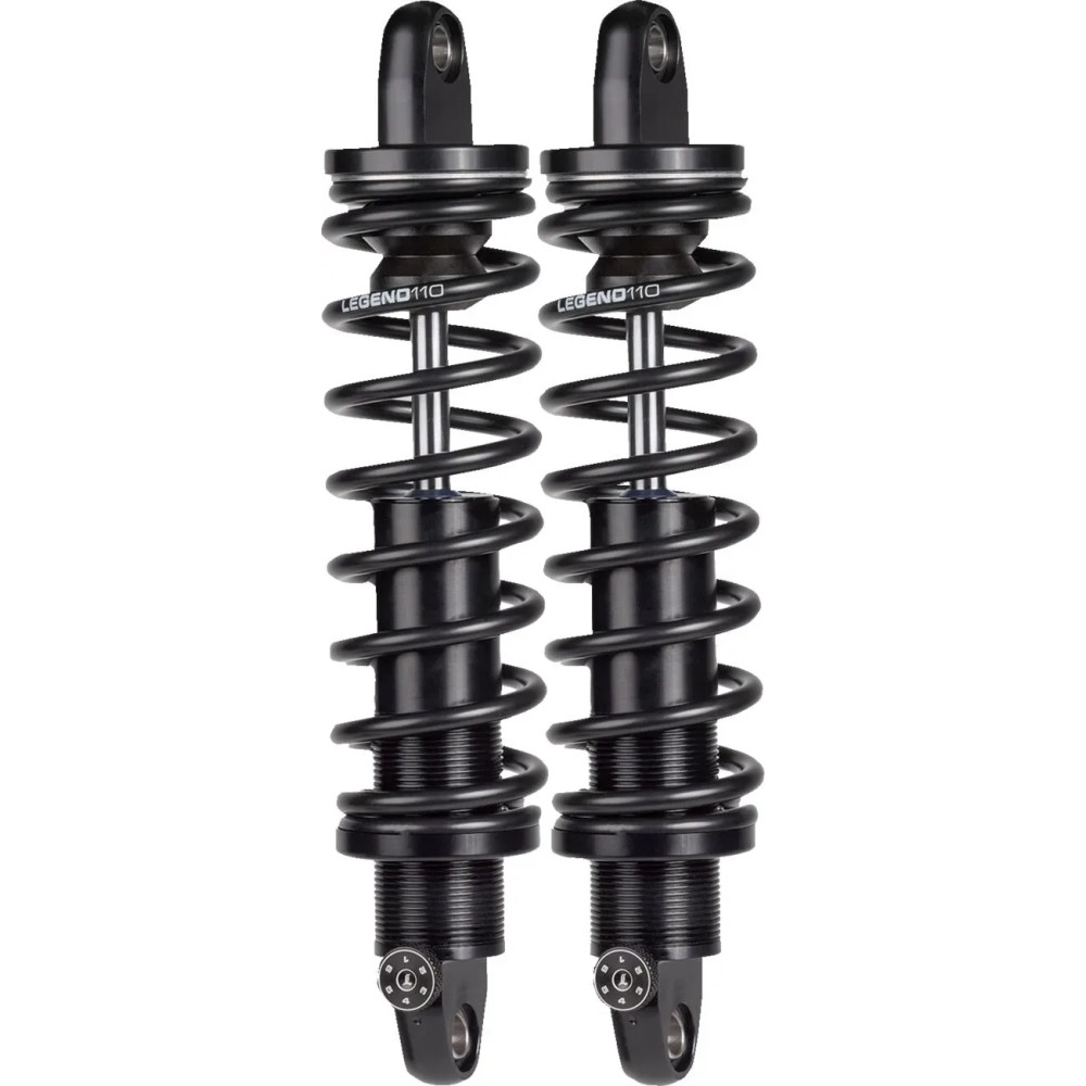 REVO-A Suspensión de muelle ajustable FL — 12" longitud extendida, negro anodizado, estándar