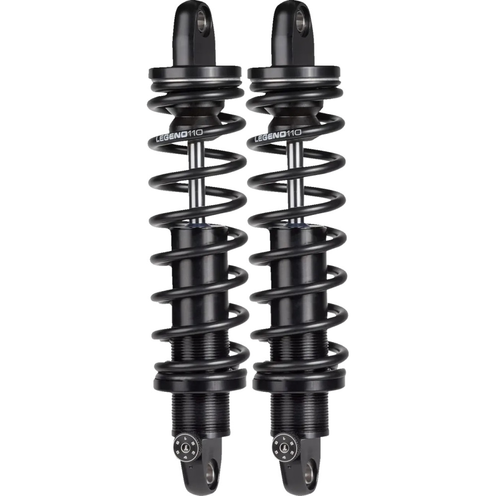 Legend REVO-A Coil Suspension For Dyna Models — 14", Rear, Black anodized