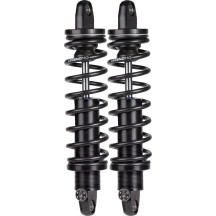 REVO-A Adjustable Trike Coil Suspension — 330 mm (13 in) rear, Black anodized, Pair