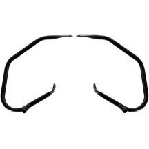 Low-Profile Saddlebag Guards — 7/8" (22.2 mm), Black, Left/Right