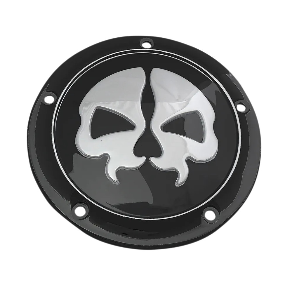 Split Skull Derby Cover — Black, 5-hole