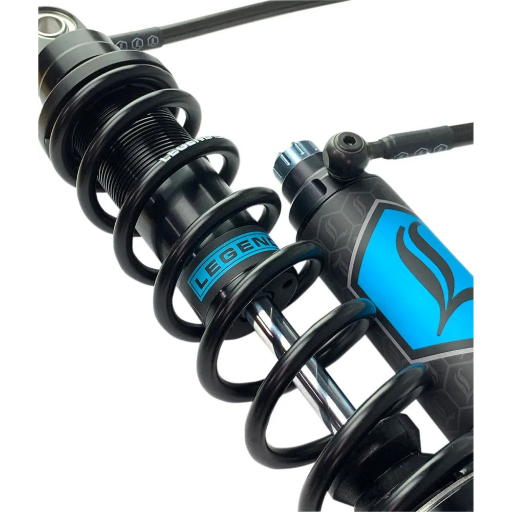 Suspensión de muelle REVO ARC con depósito remoto FL — 14" (356 mm), Negro, trasero