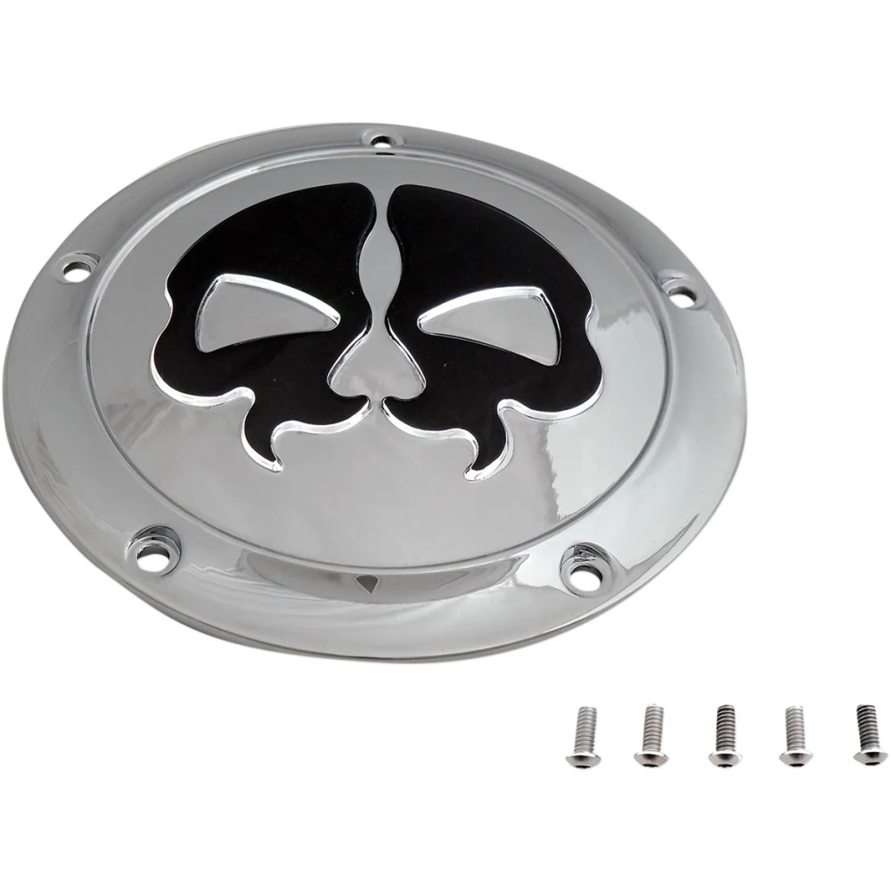 Tapa Derby Split Skull — Cromado, 5 agujeros