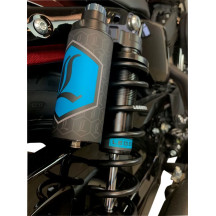 Suspensión de muelle Legend REVO ARC Piggyback para XL Models — 13 in, Servicio pesado, Negro