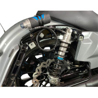 REVO ARC Suspensión de muelle FL con depósito remoto — 330.20 mm (13.00 in), trasero, transparente