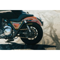 REVO ARC Suspensión de muelle FL con depósito remoto — 13" de largo extendido, montaje trasero, depósito remoto, transparente