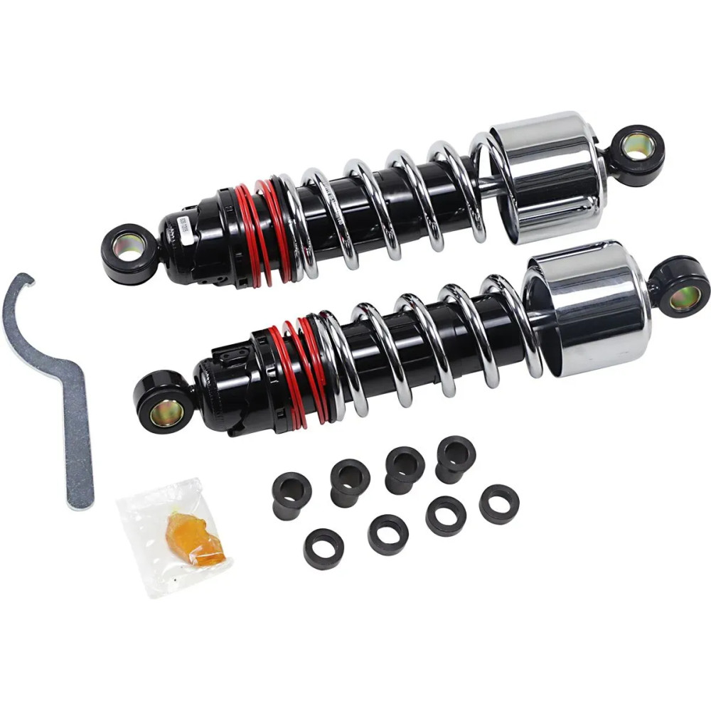 Slammer Plus Shocks — 10.5" extended length, Chrome